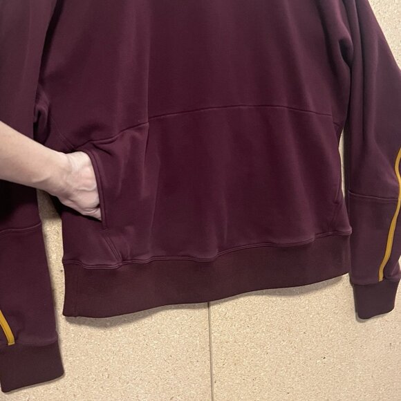 Lululemon Roksanda Face Forward Sweatshirt Women's Size Small Garnet Fools Gold - Picture 10 of 10